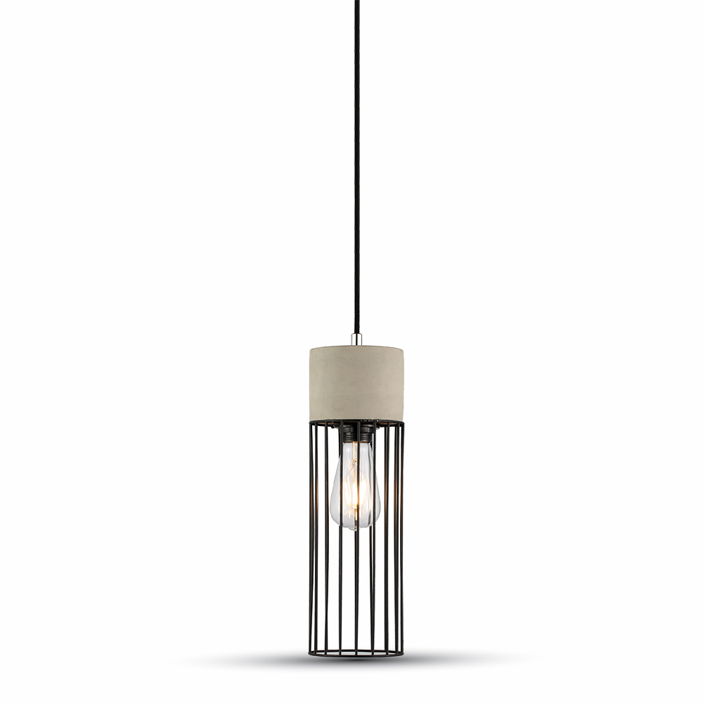 Lampadario in Calcestruzzo+Retina 120mm