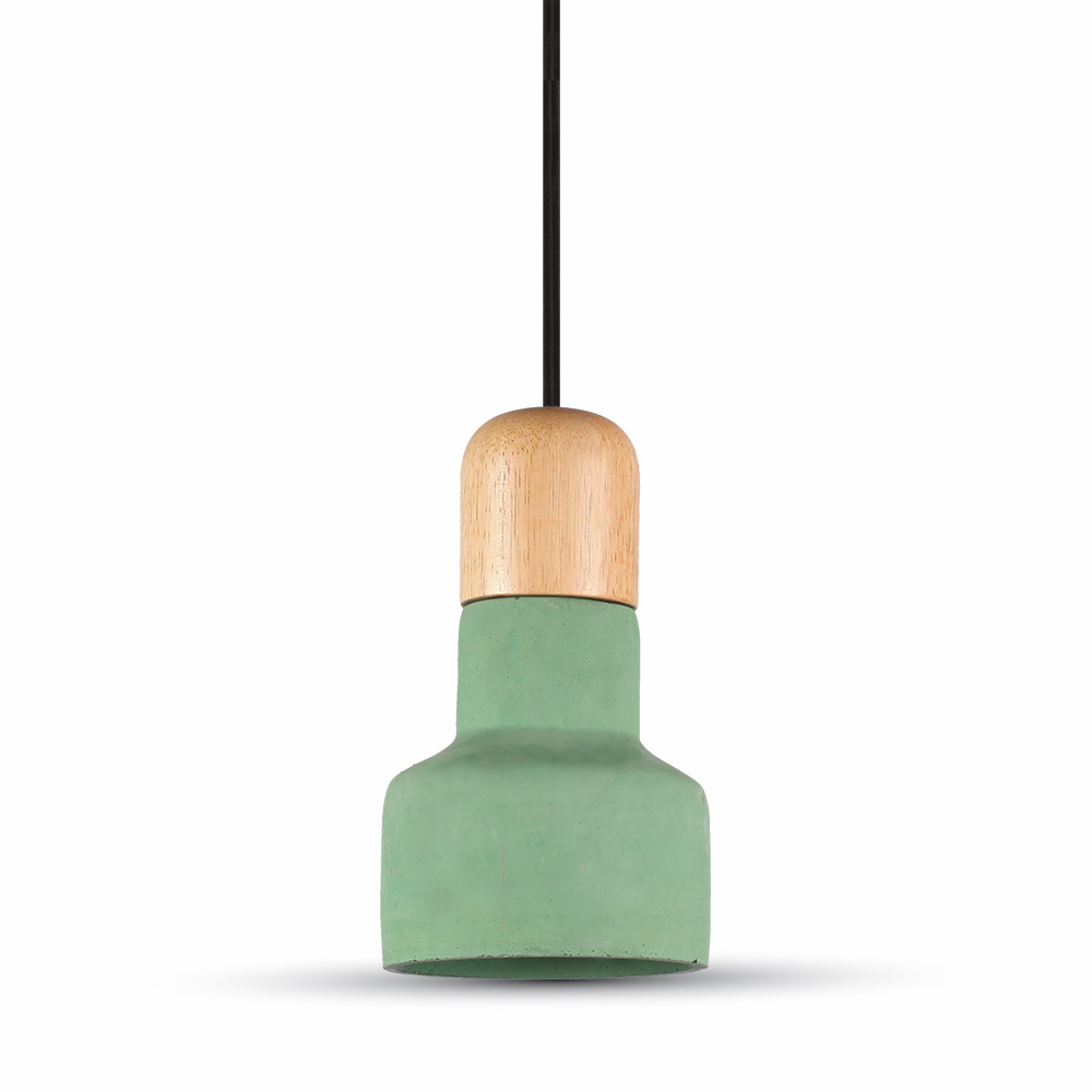 Lampadario in Calcestruzzo Verde