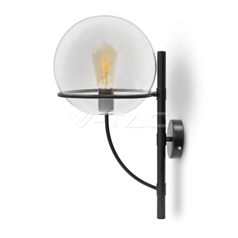 Lampada da parete Globo Vetro Trasparente __210mm