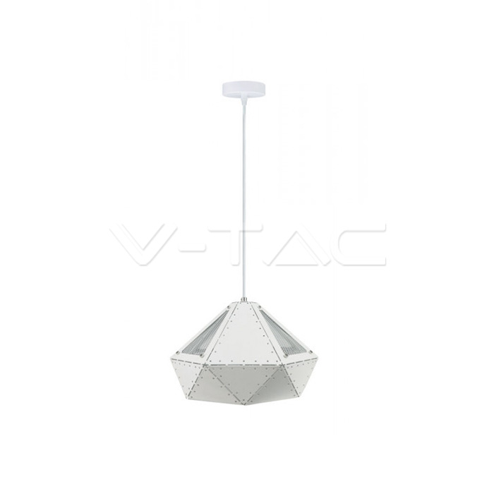 Pendente Light Pastel Prism Bianco 310 x 180 mm