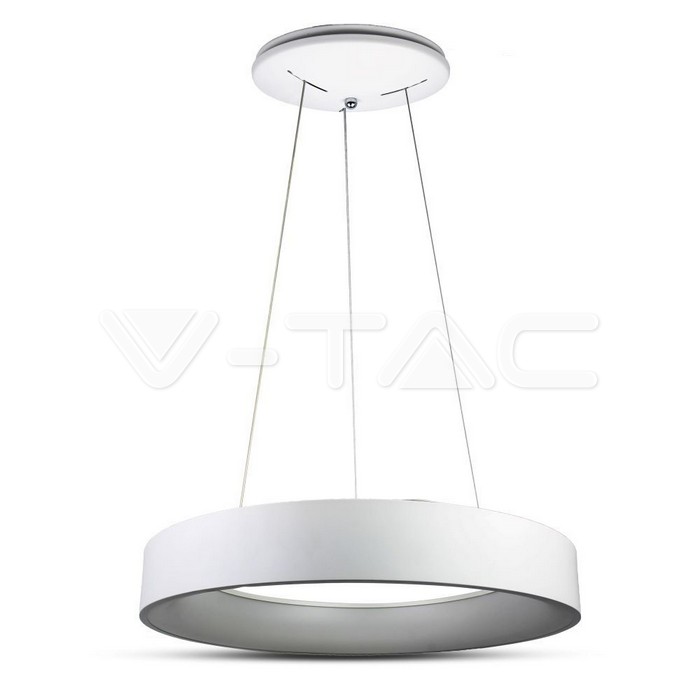 30W LED Surface Smooth Pendant Light Dimmable White 3000K