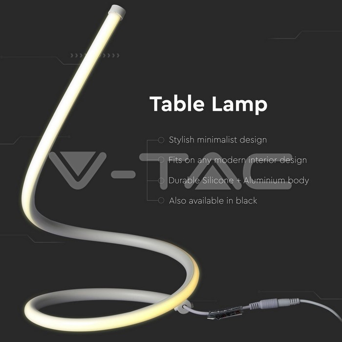 17W Lampada da tavolo a LED di design con cavo EU + interruttore bianca 3000K img 2