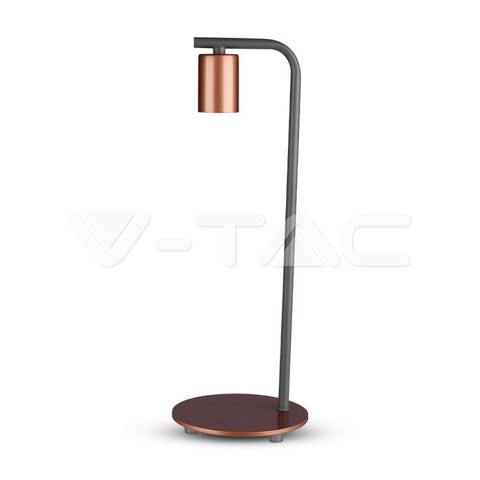 Lampada da tavolo di design E27 Holder Switch Bronzato rosso