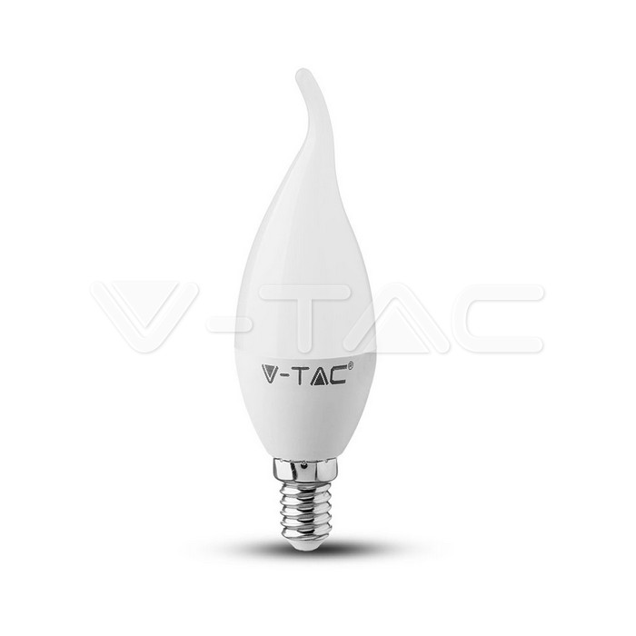 Lampadina LED 4W E14 Candela fiamma Bianco