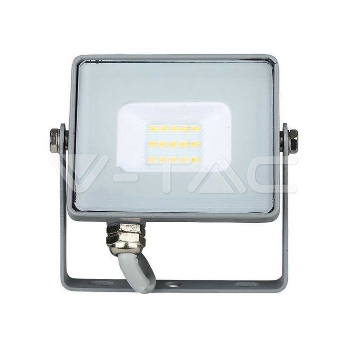 10W LED Proiettore SMD SAMSUNG Chip Corpo Grigio 3000K