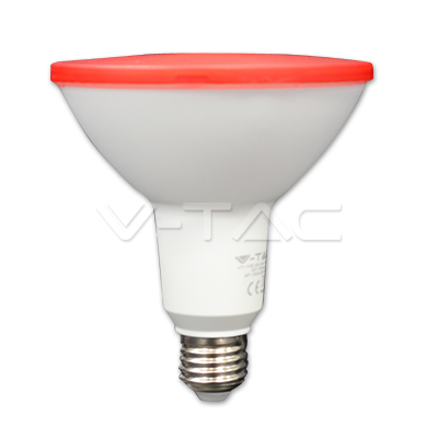 Lampadina LED 15W PAR38 E27 IP65 Rosso