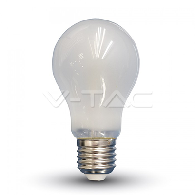 Lampadina LED 6W Filament E27 A60 Opaco Bianco