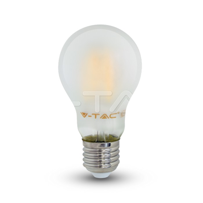 Lampadina LED 4W Filament E27 A60 Opaco Bianco naturale
