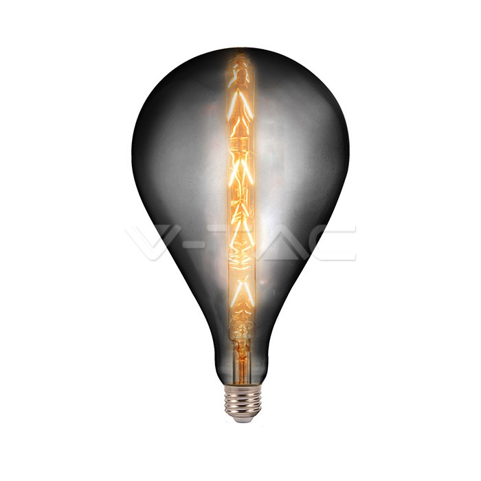 LED Lampadina 8W E27 G165 Grey Smoky Dimmerabile 2200K