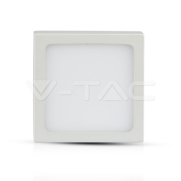 12W Pannello LED montato superficie Premium Quadrato Bianco Caldo