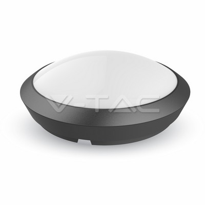 12W LED Full Round Ceiling Lamp With Sensor Microwave 6000K Body IP66 4500K