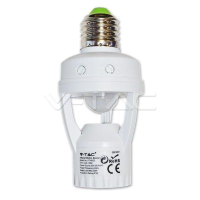 Sensore Con E27 Adattatore