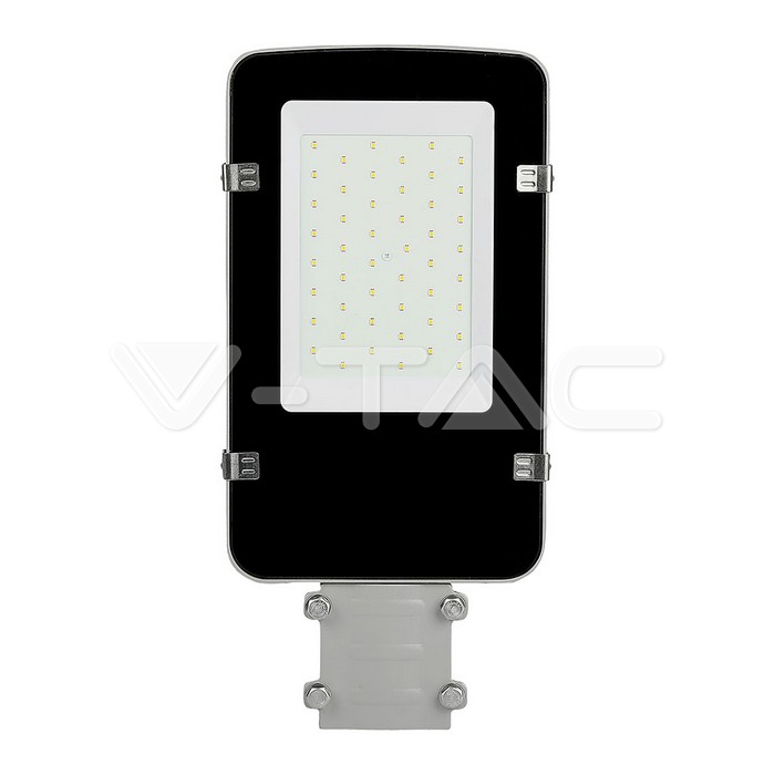 LED Armatura Stradale SAMSUNG Chip A++ 5 anni Warranty 30W Corpo Grigio 6400K