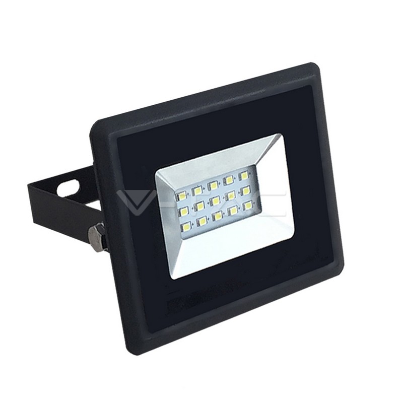 10W LED Proiettore SMD E-Series Corpo Nero Bianco Naturale