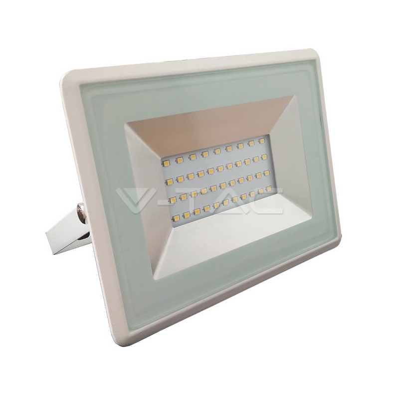 30W LED Proiettore SMD E-Series Corpo Bianco Bianco Caldo