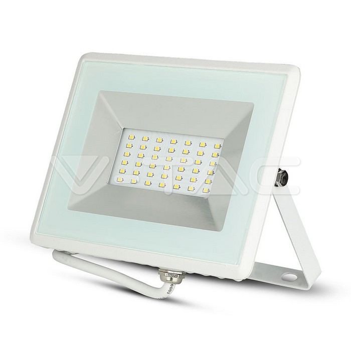 30W LED Proiettore SMD E-Series Corpo Bianco Bianco Naturale