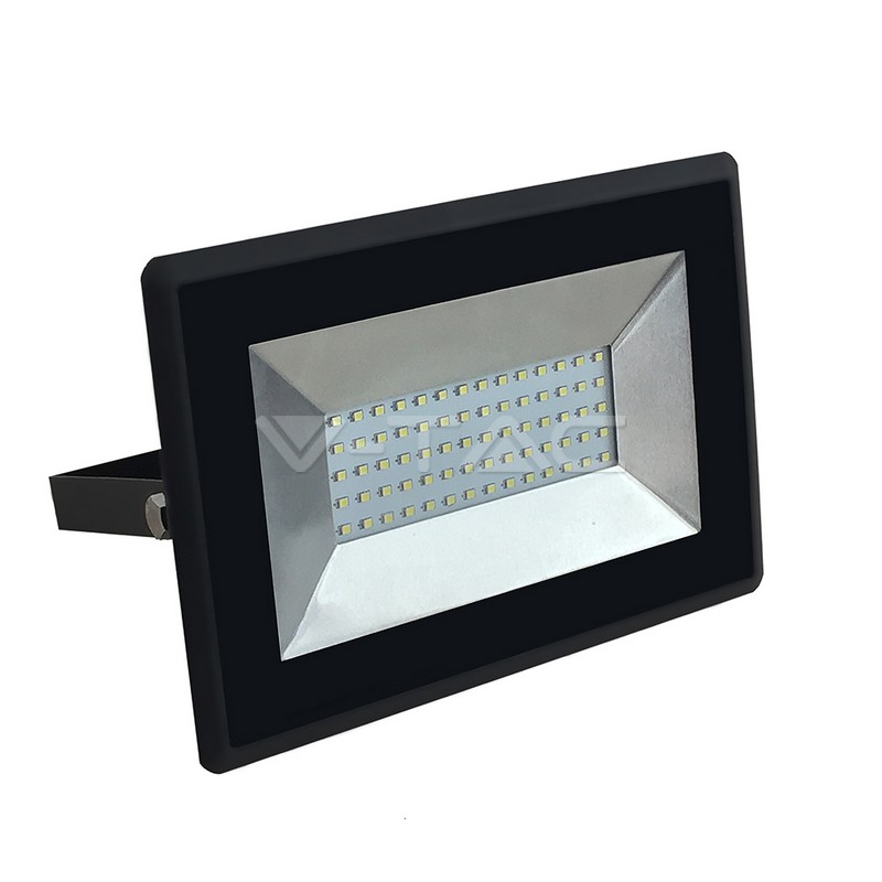 50W LED Proiettore SMD E-Series Corpo Nero Bianco Caldo