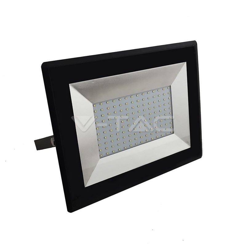 100W LED Proiettore SMD E-Series Corpo Nero Luce Bianca