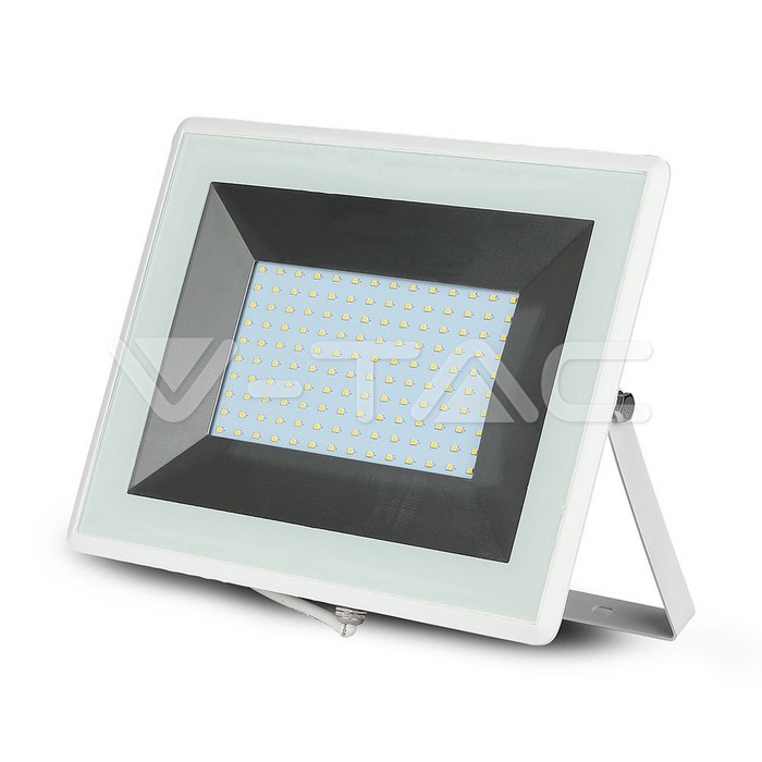 100W LED Proiettore SMD E-Series Corpo Bianco Bianco Naturale