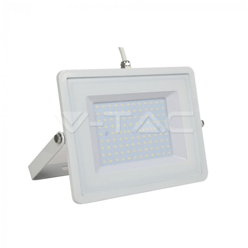 V-TAC 100W FARO LED SMD CORPO BIANCO BIANCO CALDO | SKU 5970 - VT-49101