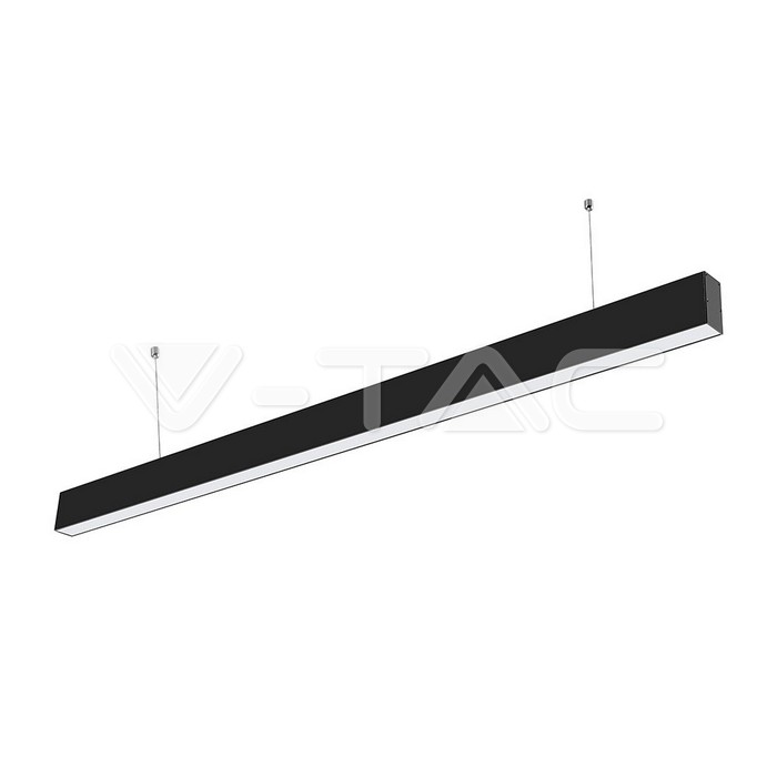 Luce lineare LED SAMSUNG Chip 40W Sospensione Corpo nero 4000K