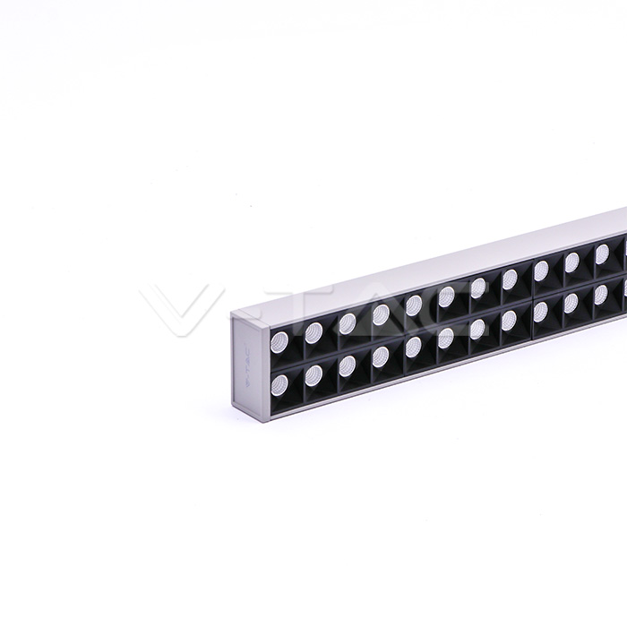 Luce lineare LED SAMSUNG Chip 60W Sospensione Non-Collegabile Corpo d'argento 4000K img 3