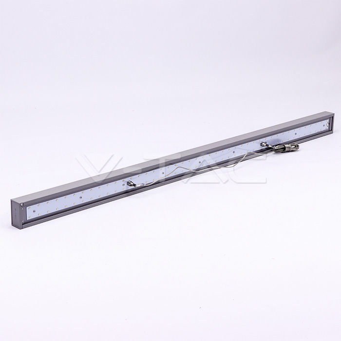 Luce lineare LED SAMSUNG Chip 60W Sospensione Non-Collegabile Corpo d'argento 4000K img 4