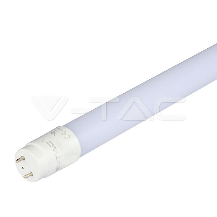 LED Tubo T8 10W 60 cm Nano Plastica Non Ruotabile Bianco caldo