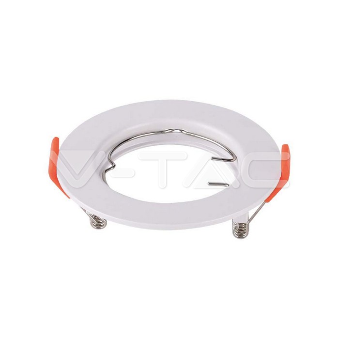 GU10 Fitting Round White 2pcs/pack