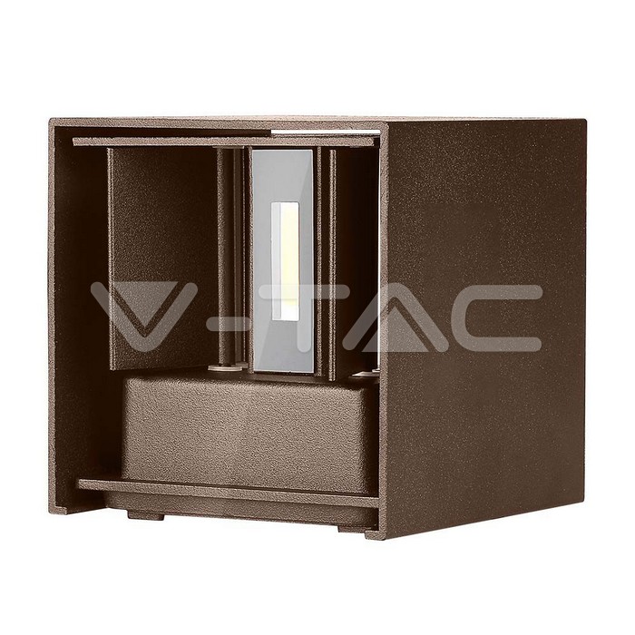 11W LED Wall Lamp With Bridgelux Chip Grey 3000K Square