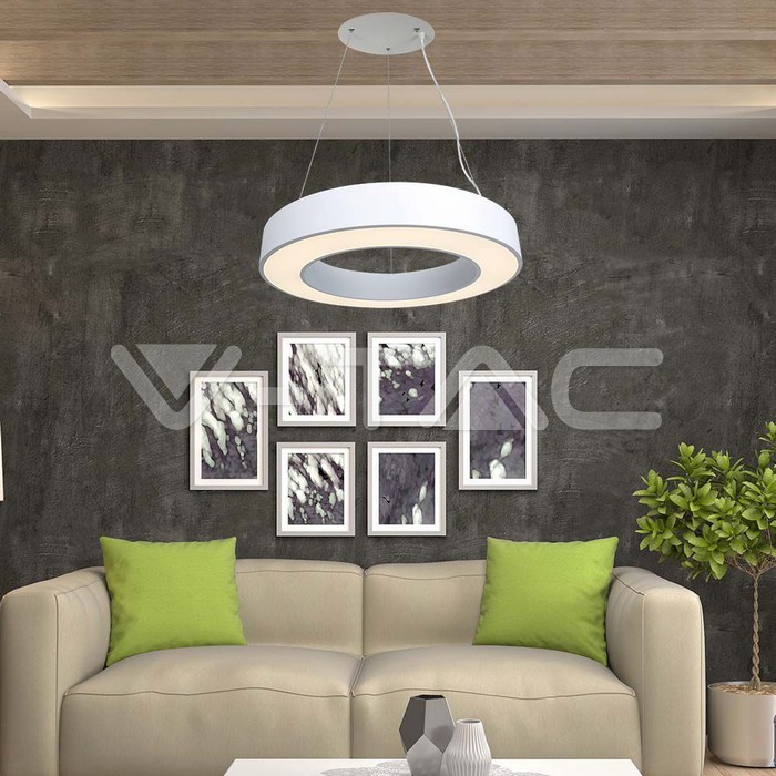 SKU 6958 V-Tac  Lampadario LED a Sospensione Circolare Dimmerabi