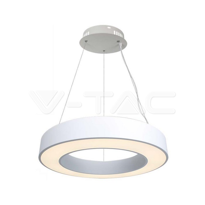 Lampadario LED a Sospensione Circolare Dimmerabile olore Bianco 