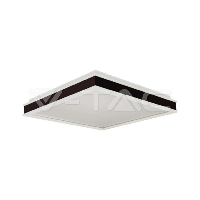 LED Plafoniera di design quadrata nera Dimmerabile