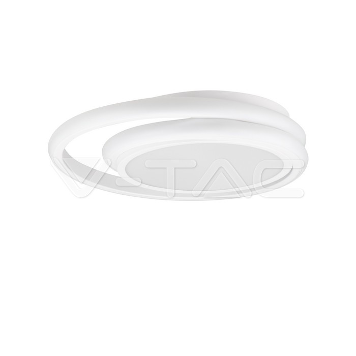 LED Plafoniera di design Bianca doppia rotonda 