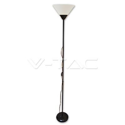 Lampada da terra E27 60W Corpo Nero