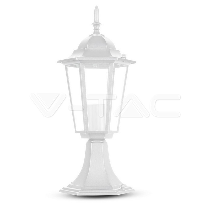 Lampada Giardino E27 30cm Bianco