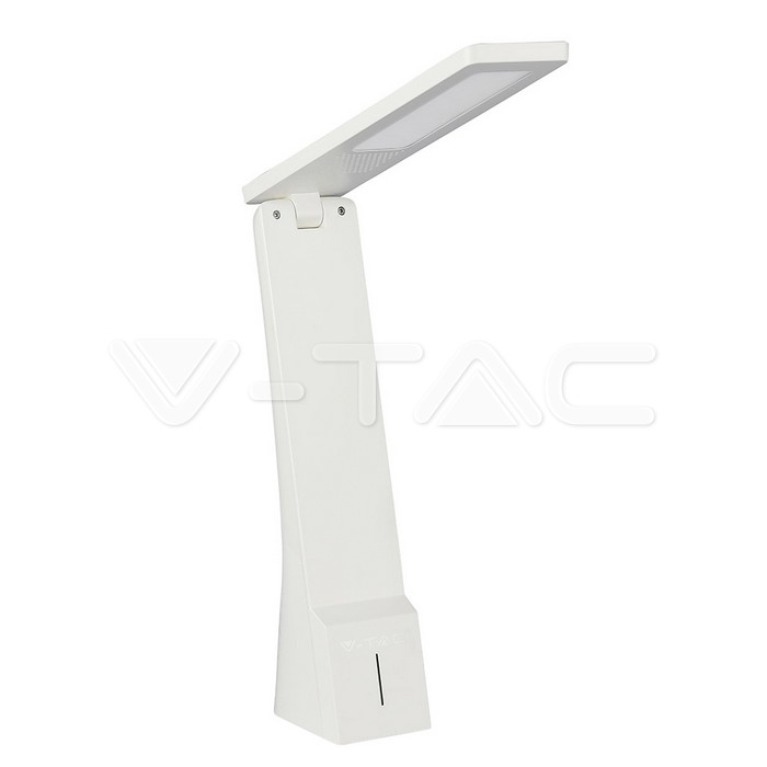 4W LED Lampada Tavolo Bianco & Argento