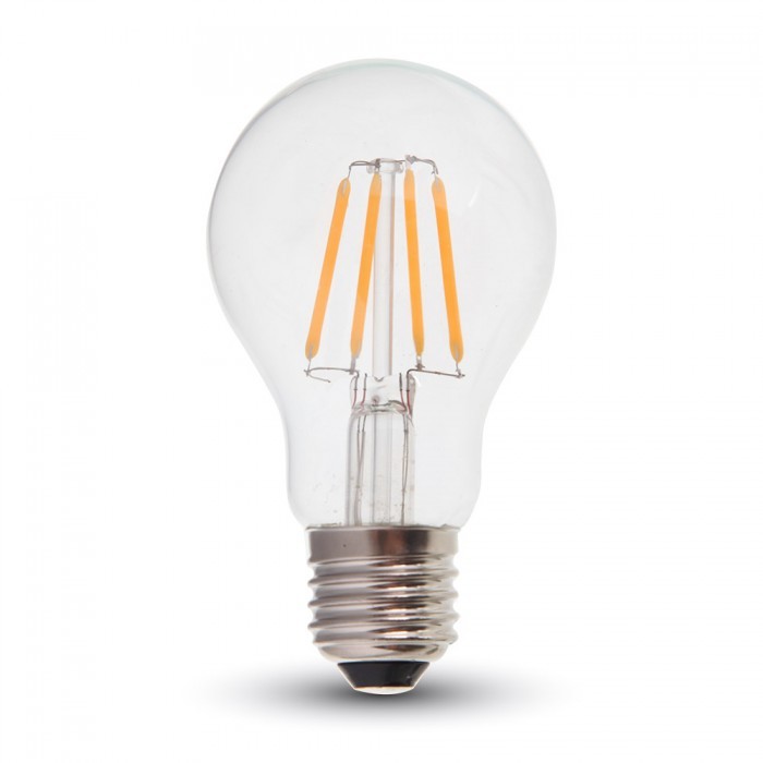 Lampadina LED 4W Filament E27 A60 Bianco naturale