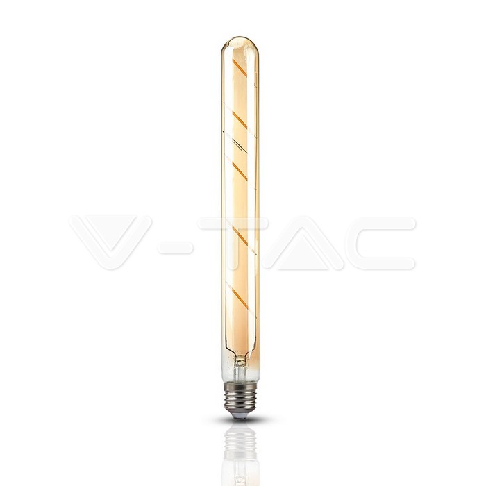 Lampadina LED 5W T30 E27 Filamento Amber Bianco caldo