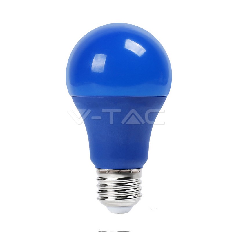 LED Bulb - 9W E27 Blue Color Plastic