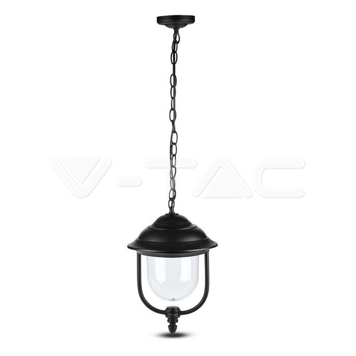 Garden Ceiling Lamp 1 x E27 Nero