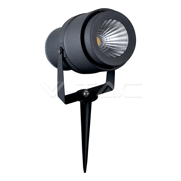 12W LED picchetto per Giardino Corpo Grigio Luce Verde