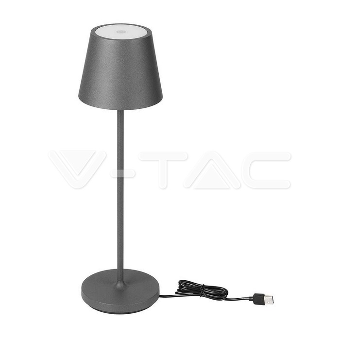 2W  Table Lamp (4400mA Battery) IP54 Green Body 3000K
