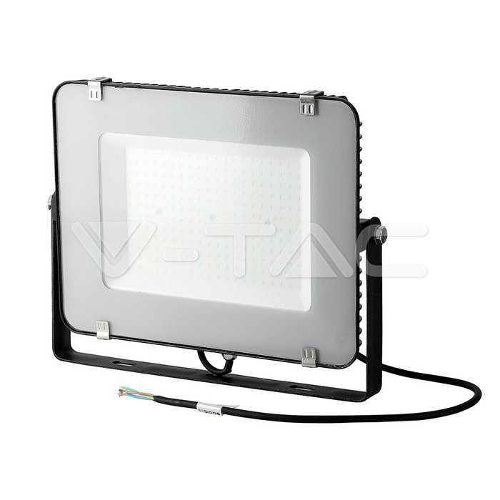 150W LED Proiettore SMD SAMSUNG Chip SLIM Corpo Nero 4000K 120LM/W