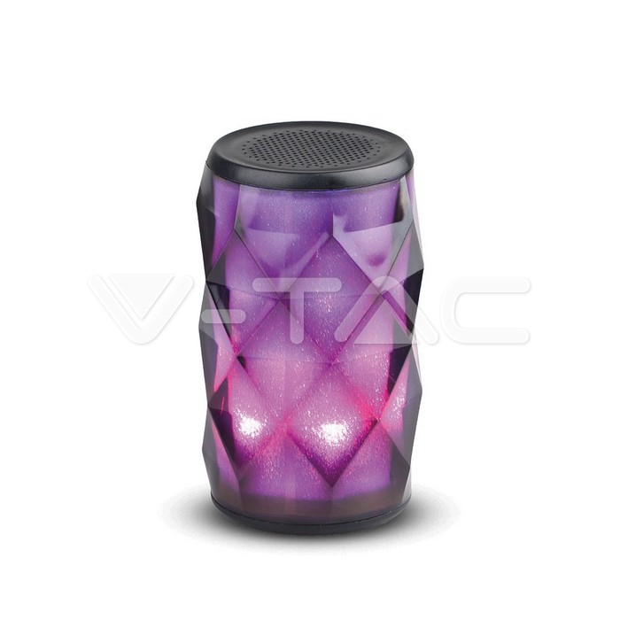 Altoparlante Crystal RGB LED Light Bluetooth 1200mAh