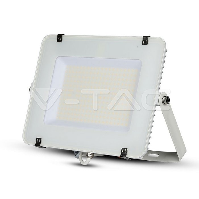 150W LED Proiettore SMD SAMSUNG Chip SLIM Corpo Bianco 4000K 120LM/W