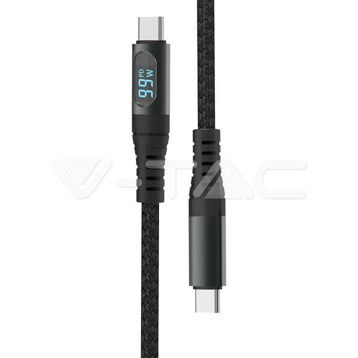 1M Type C to USB Cable Black