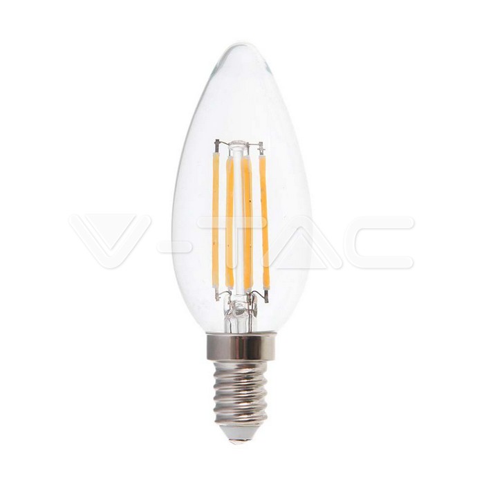  Lampadina LED Candela Filamento Dimmerabile 