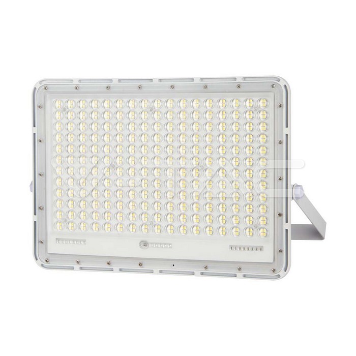 Faro LED con Telecomando e Pannello Solare 30W Batteria sostituibile Cavo da 3m Colore Bianco