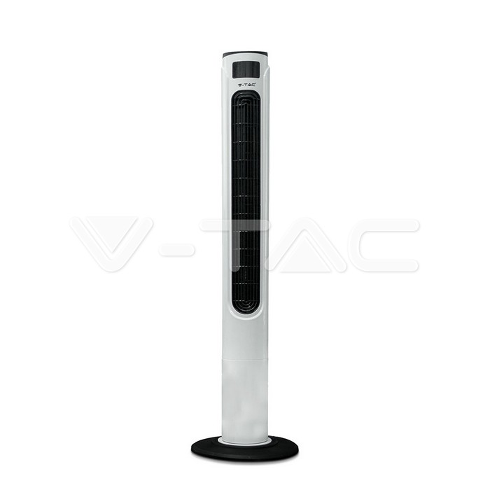 55W LED Ventilatore a torretta 46 Inch Bianco & Nero